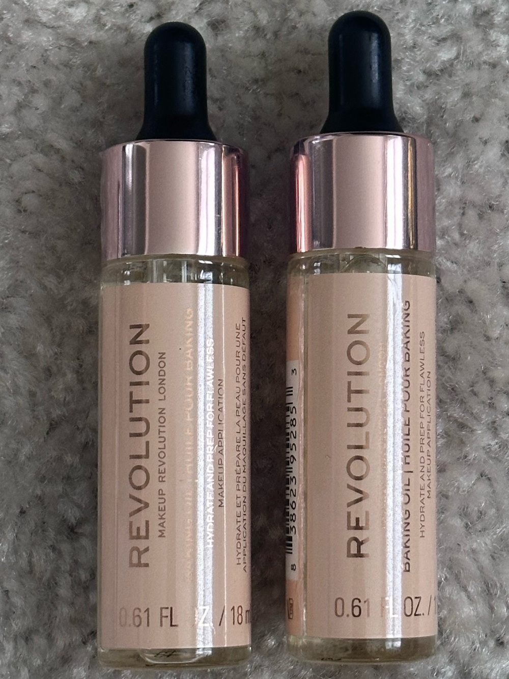 Revolution - Pack of 2 “18ml” Baking Oil Primer